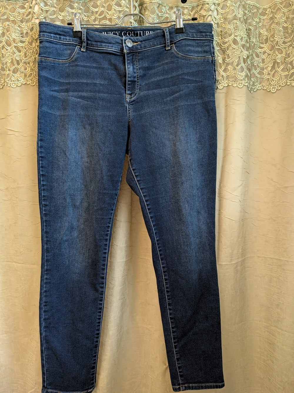Juicy Couture Dark Blue Skinny Stretch Jeans